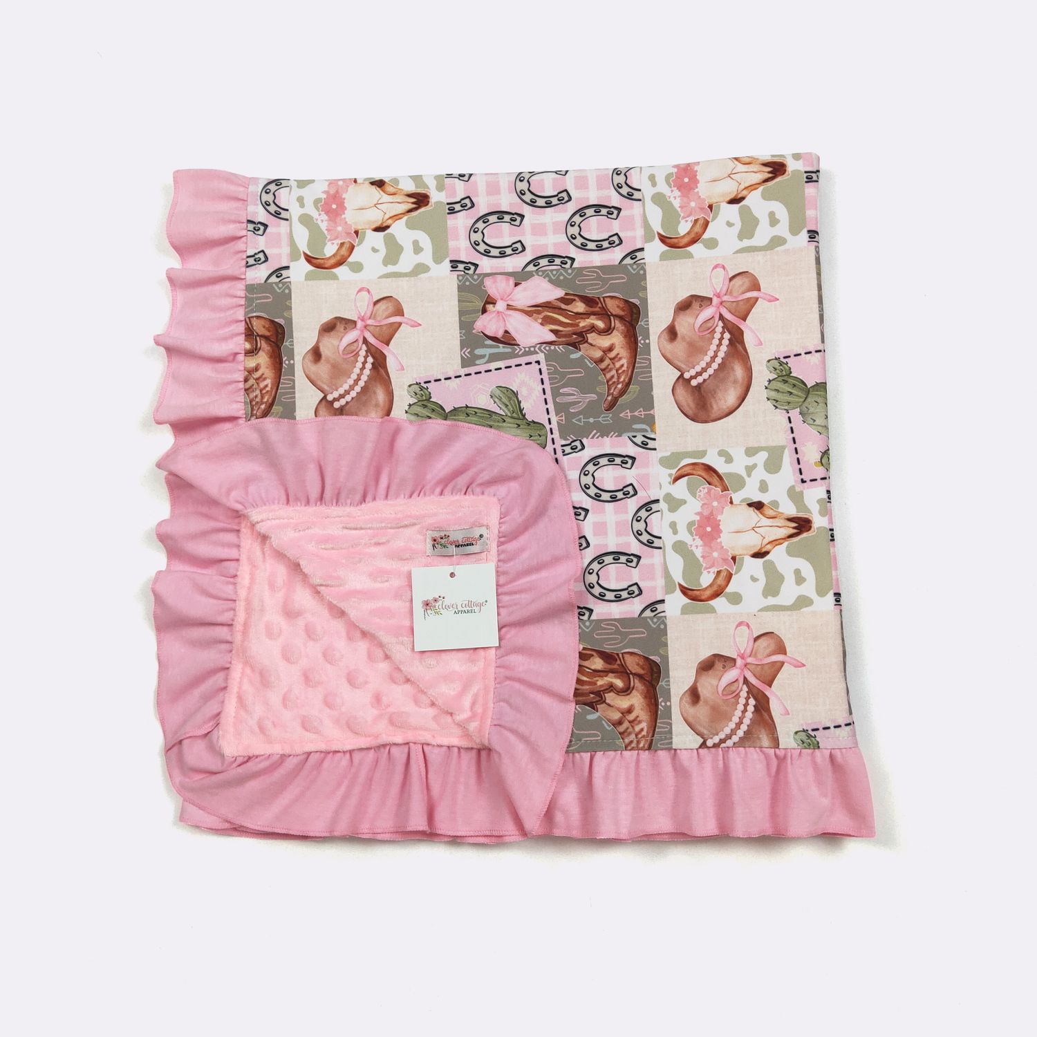 Girly Rootin' Tootin' Blanket