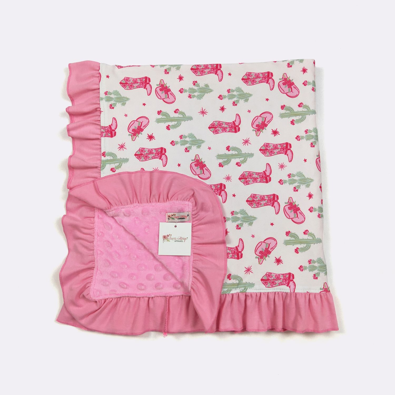 Pink Cactus Blossom Blanket