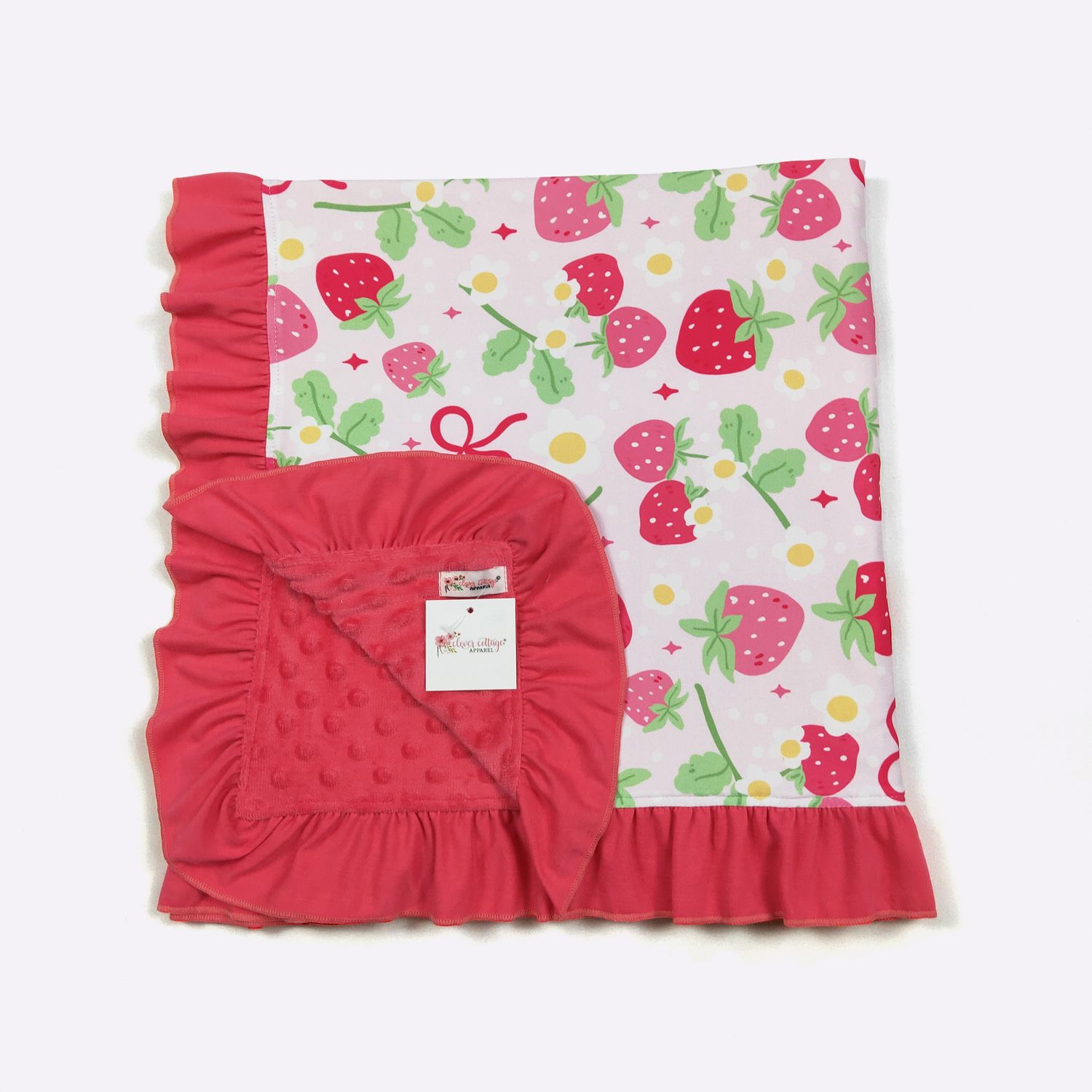 Coquette Strawberry Blanket