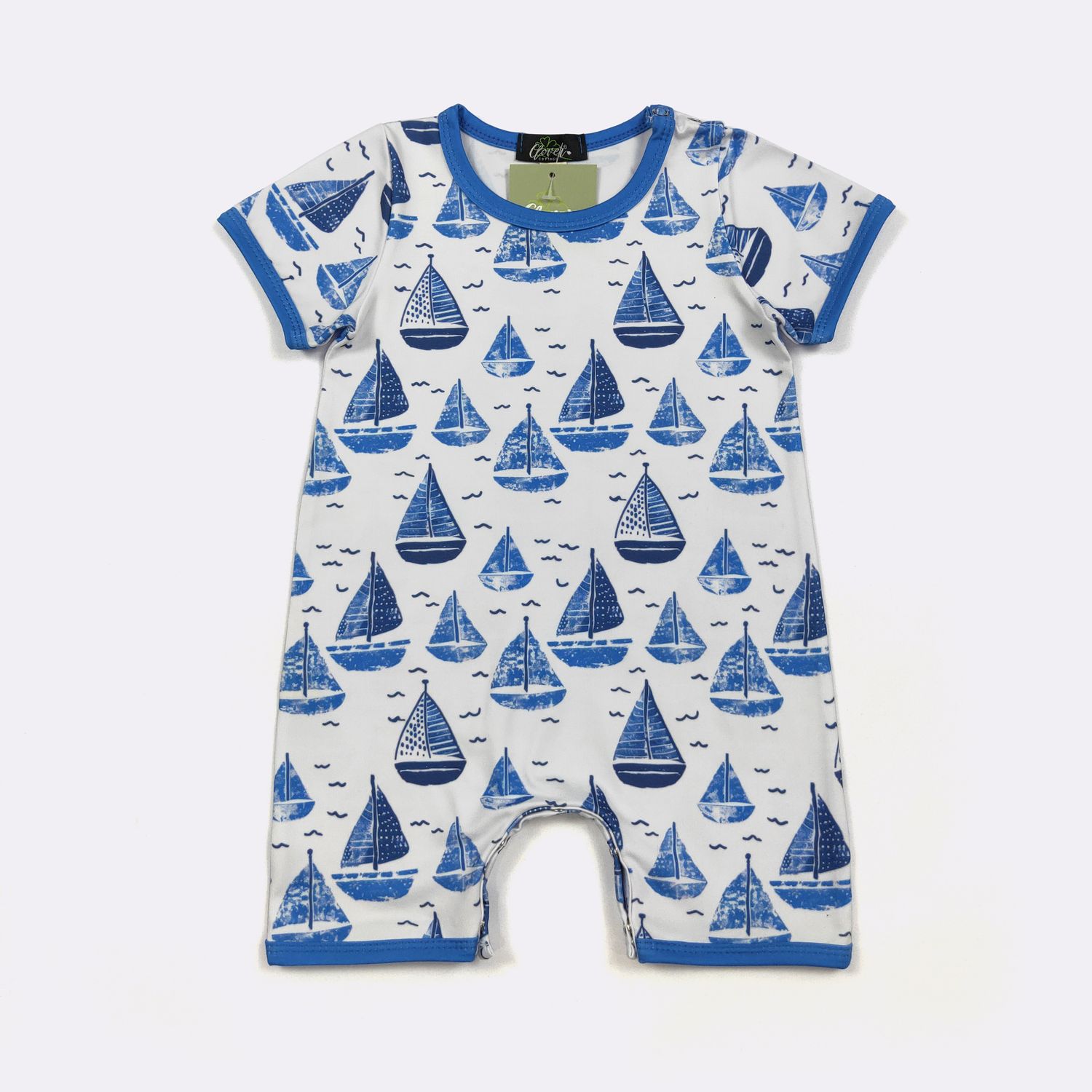 Sailboat Boy Romper