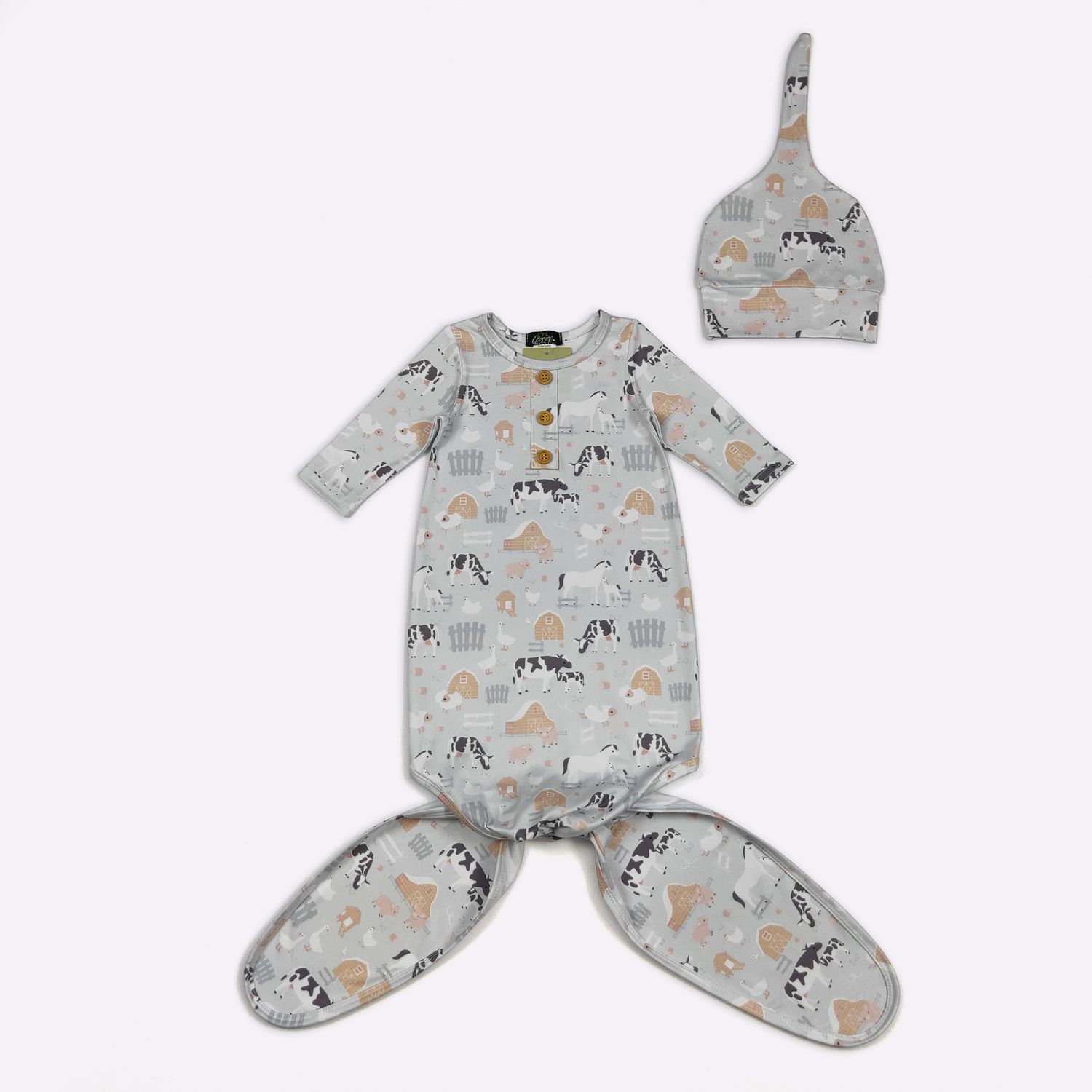 Blue Sky Barnyard Knotted Gown