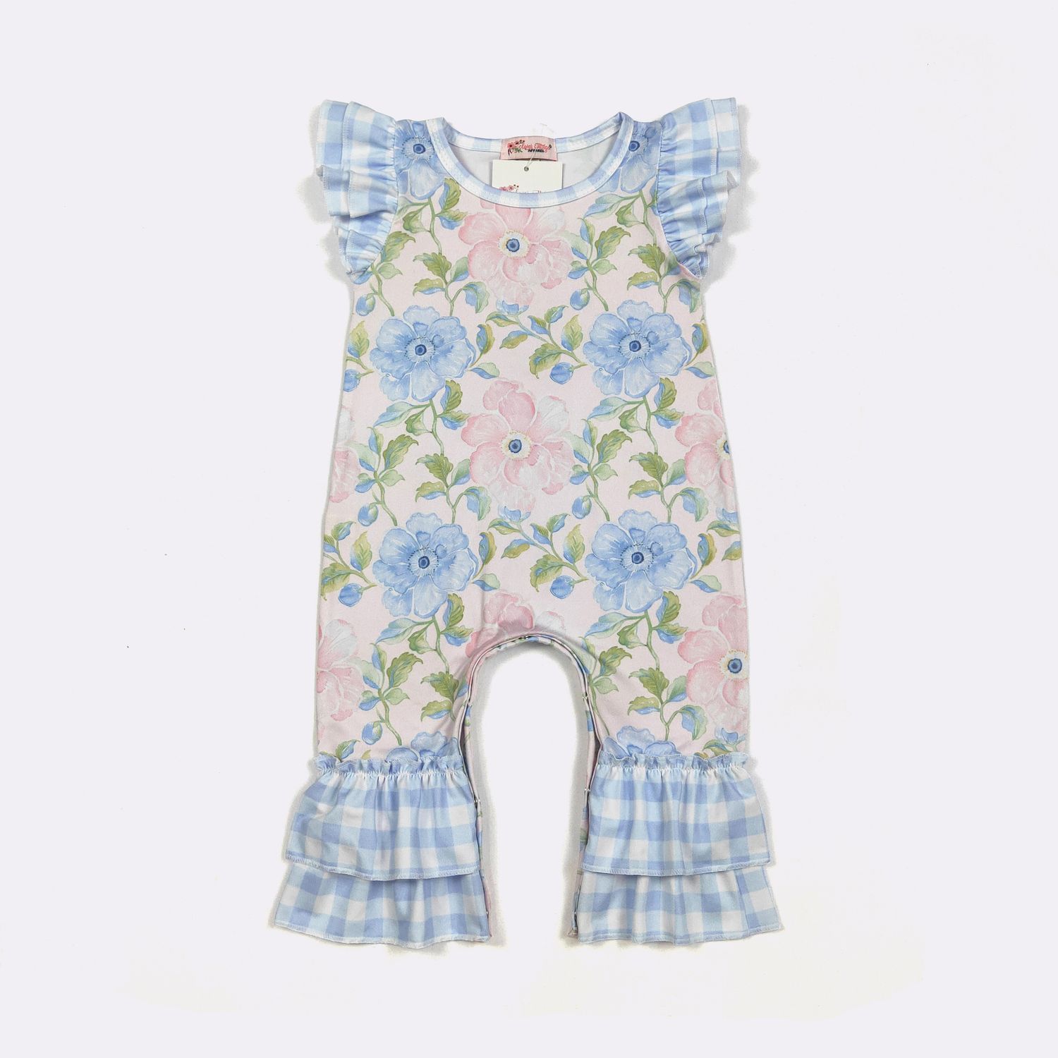 Cotton Candy Poppy Baby Romper