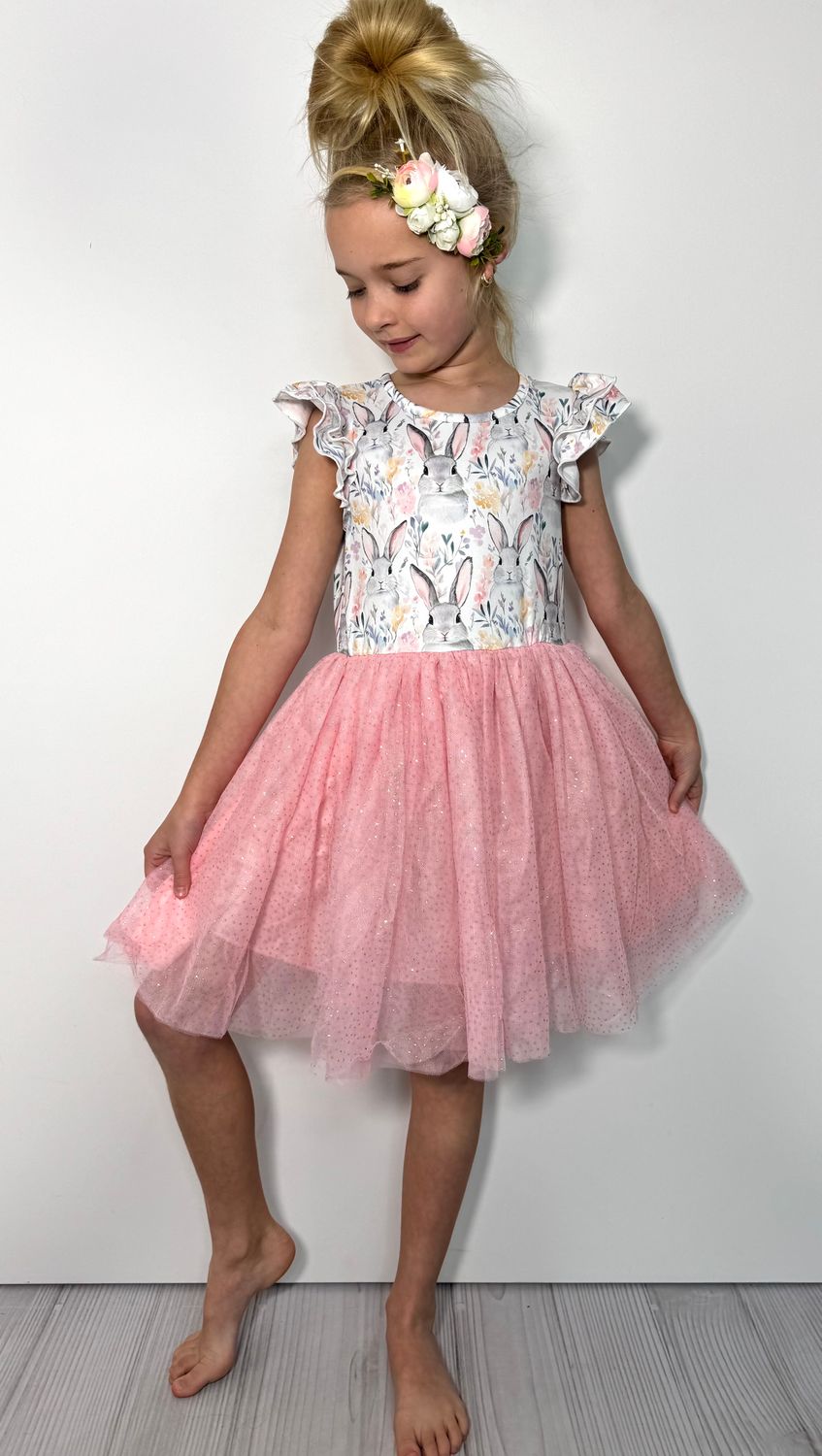 Bunny Garden Tutu Girls Dress