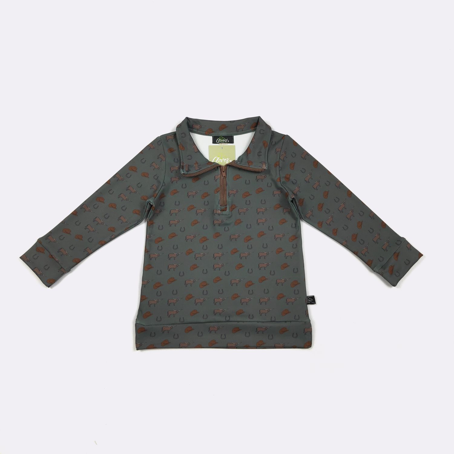 Juniper Longhorn Boy Quarter Zip