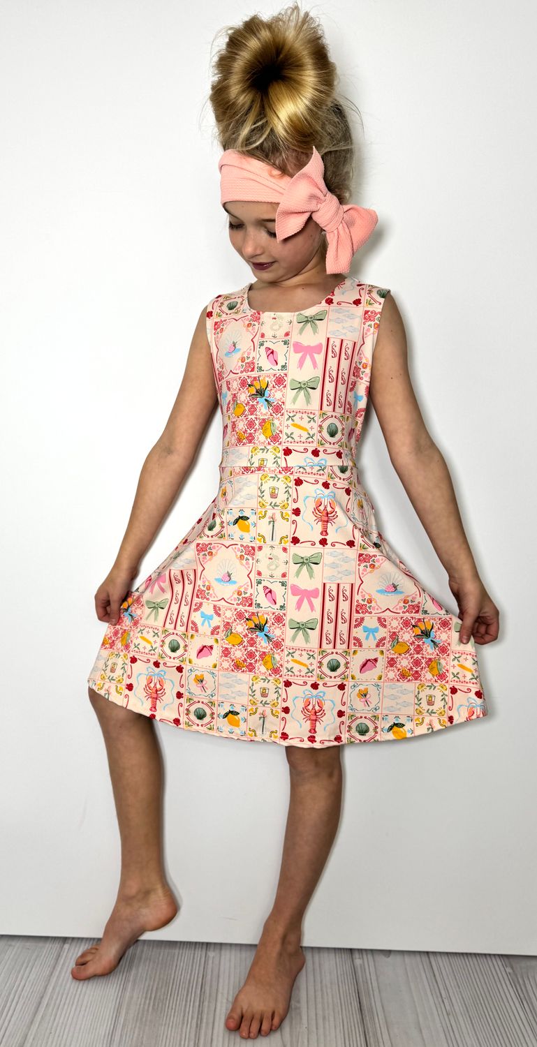 Coastal Chic Girls Dress