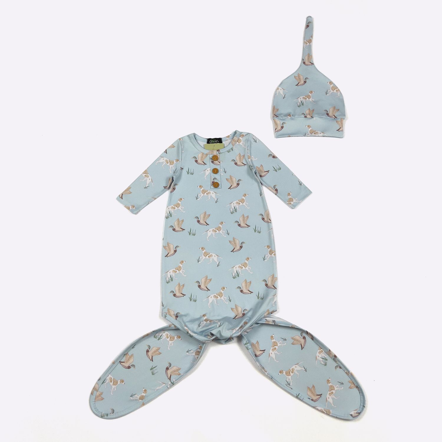 Mallard Hunter Knotted Gown