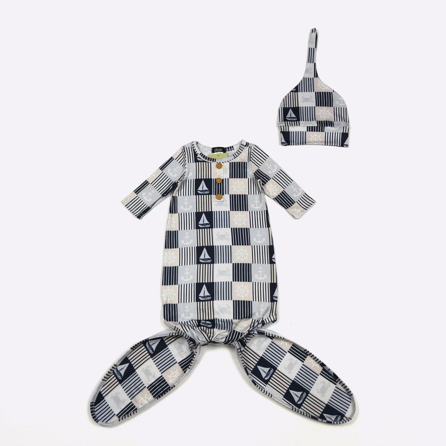 Lil Sailor Knotted Gown