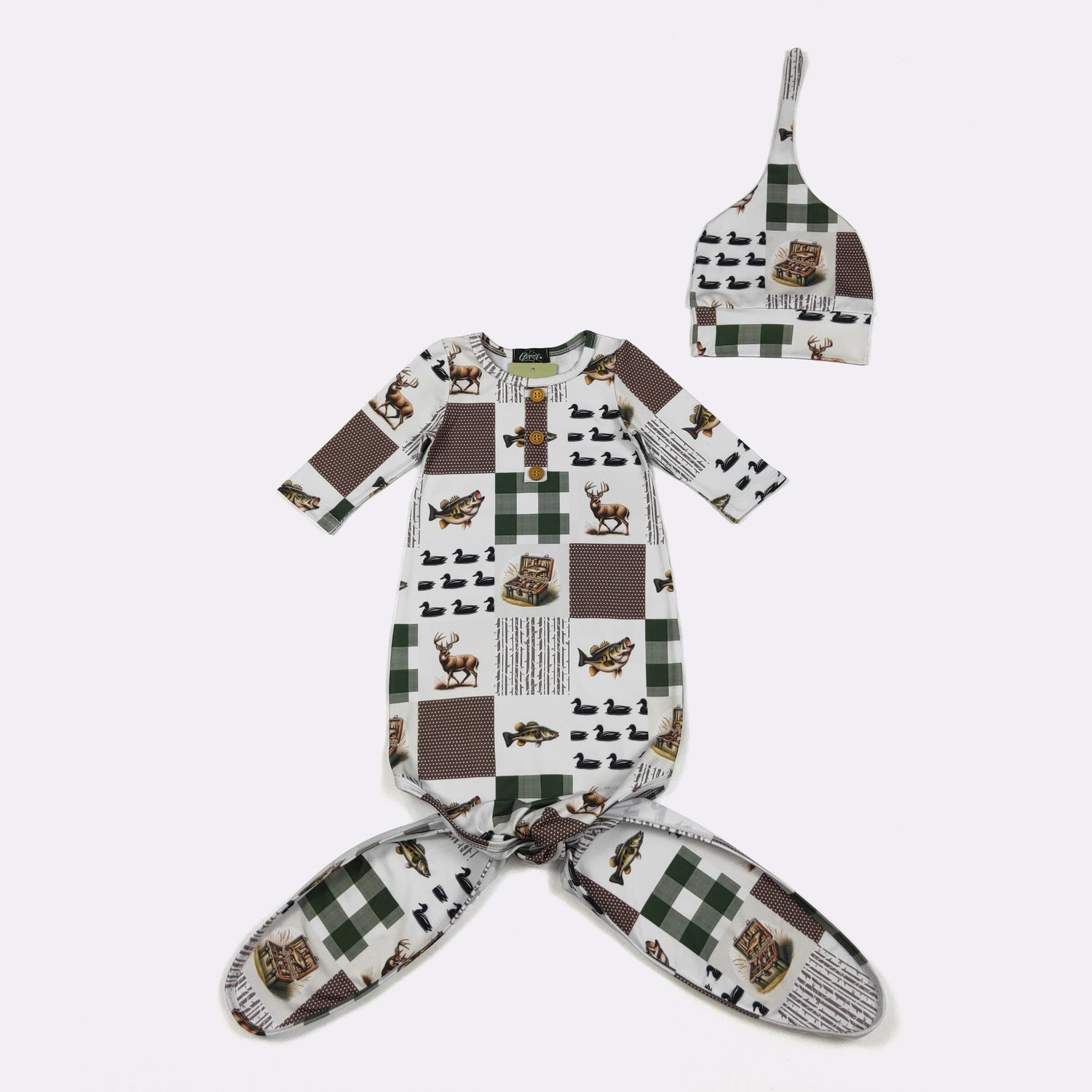 Outdoorsman Knotted Gown