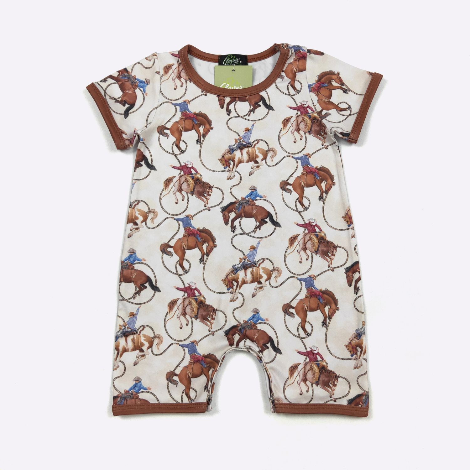 Rodeo Rider Boy Romper