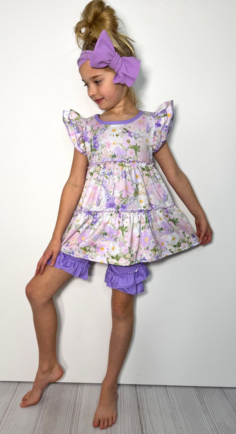 Lavender Garden Girls Set