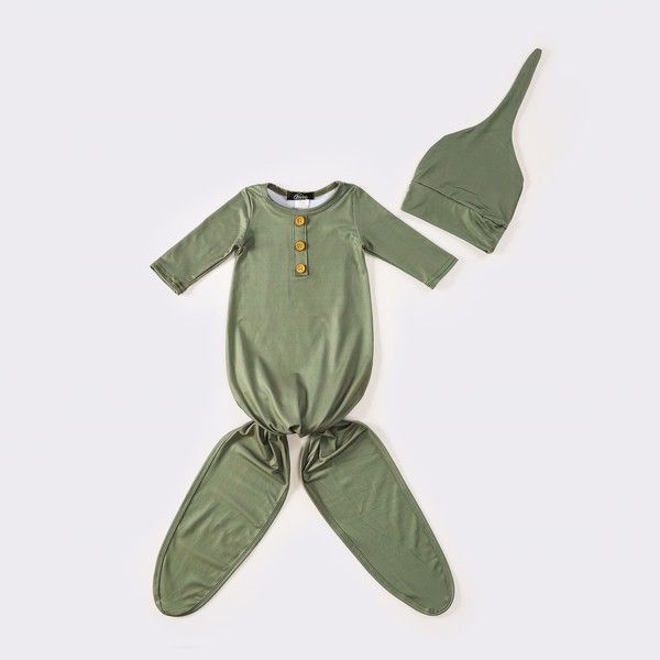 Forest Baby Knotted Gown