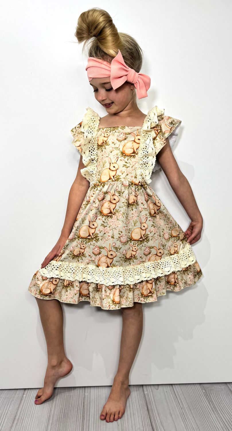 Antique Easter Girls Dress