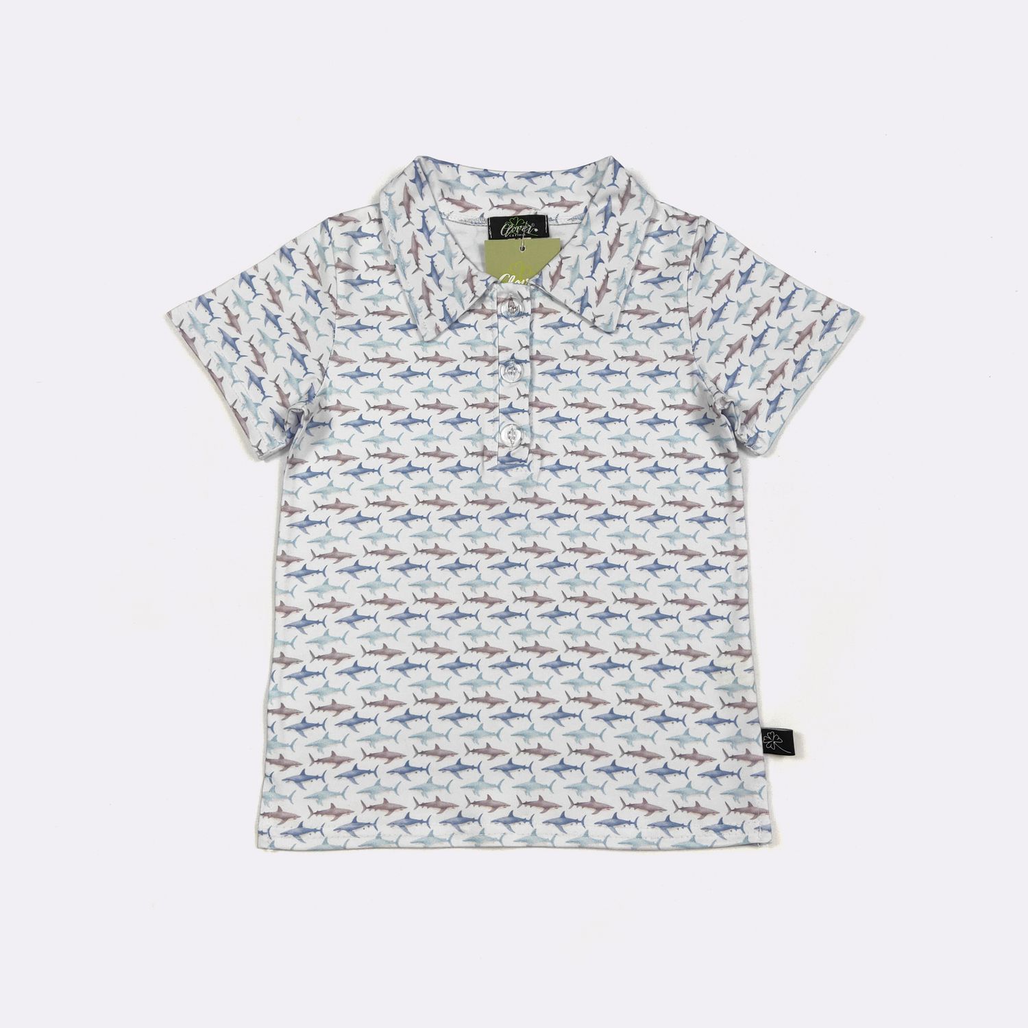 Shark Boy Collar Shirt