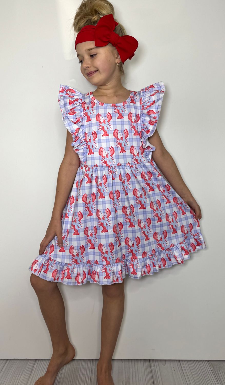 Preppy Lobster Girls Dress