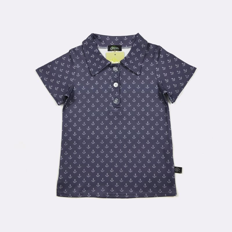 Anchor Boy Collar Shirt