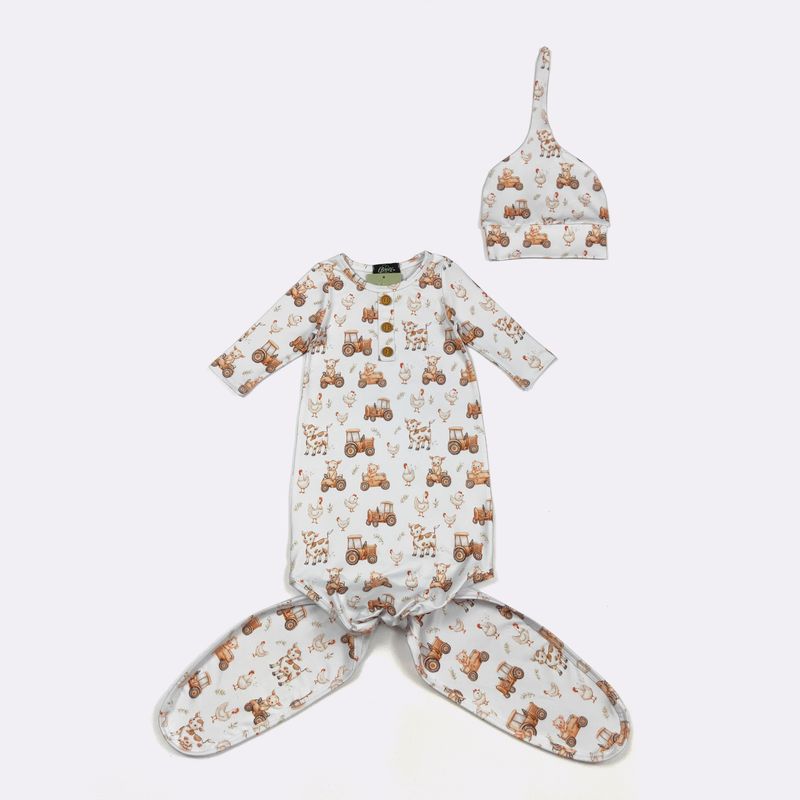 Farm Ride Knotted Gown