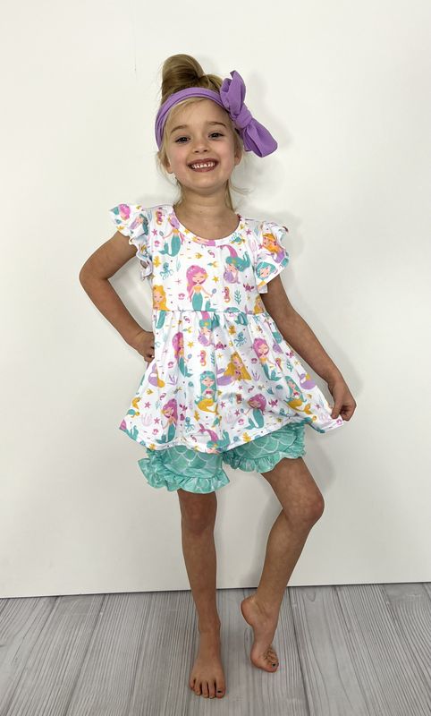 Ocean Mermaid Girls Set