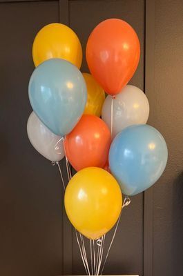 Helium Latex Balloon Bouquets
