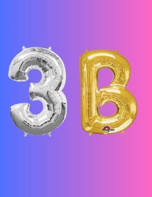 Numbers & Letters Balloons