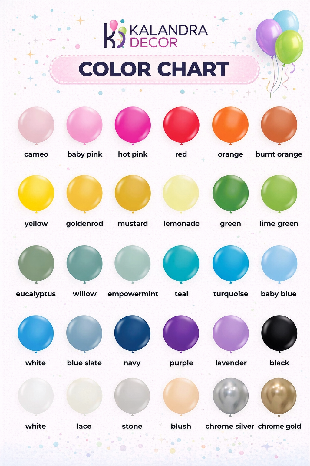 Mini Organic Column with Specialty Mylar Topper 5ft-5-1/2