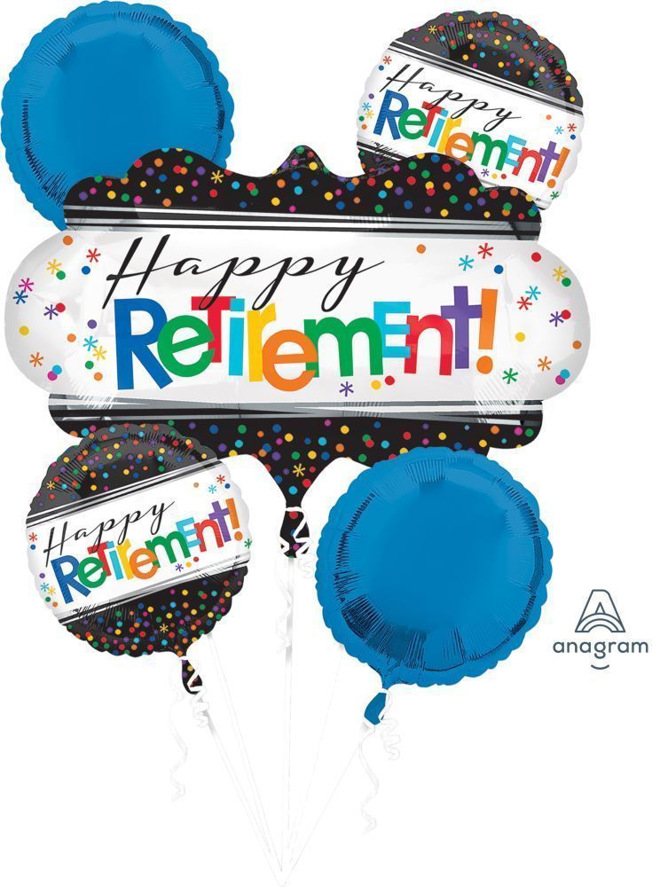 Balloon Bouquet Happy Retirement