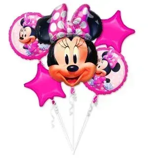 Balloon Bouquet Minnie Mouse