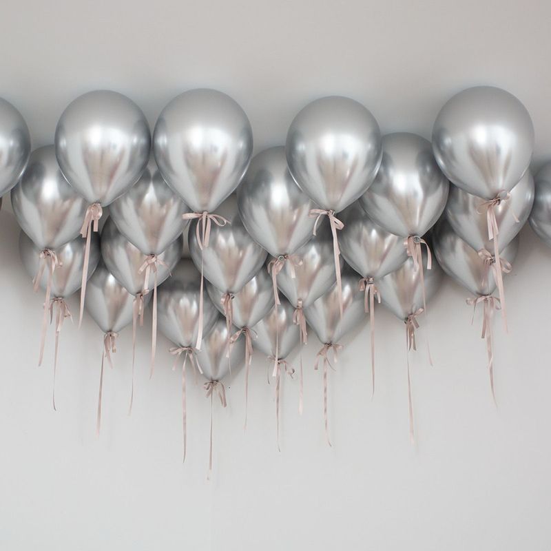 Chrome Latex loose Helium Balloon Chrome Latex loose Helium Balloon