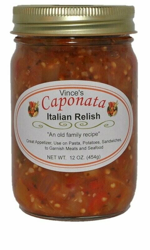 VINCE’S CAPONATA – 12 OZ
