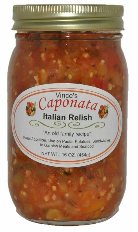 VINCE’S CAPONATA – 16 OZ
