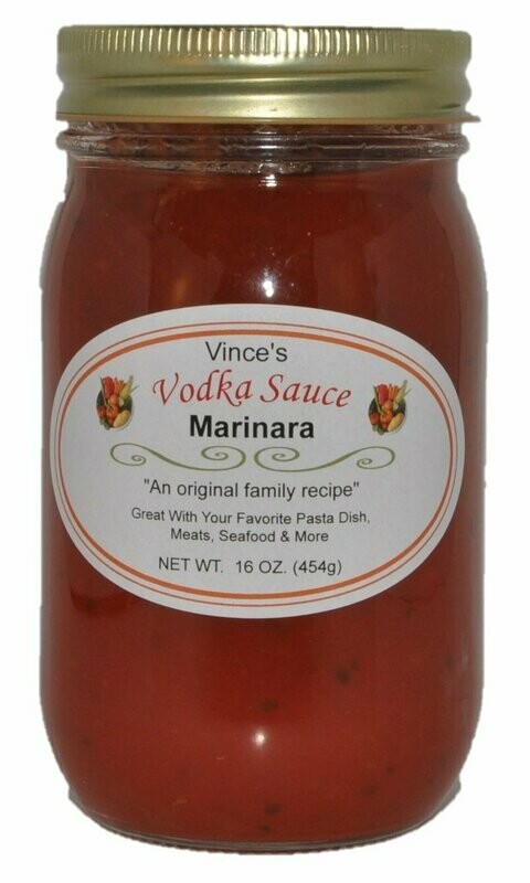 VINCE’S VODKA MARINARA – 16 OZ