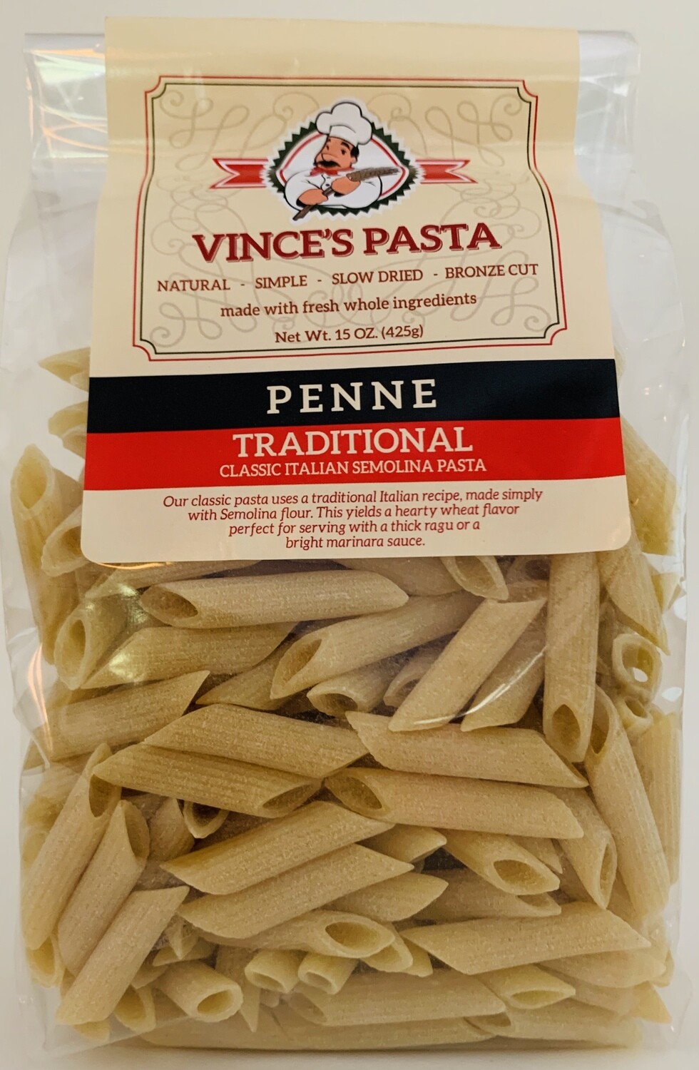 Vince's Traditional Penne Pasta