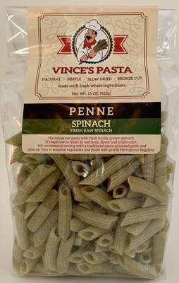 Vince's Spinach Penne Pasta