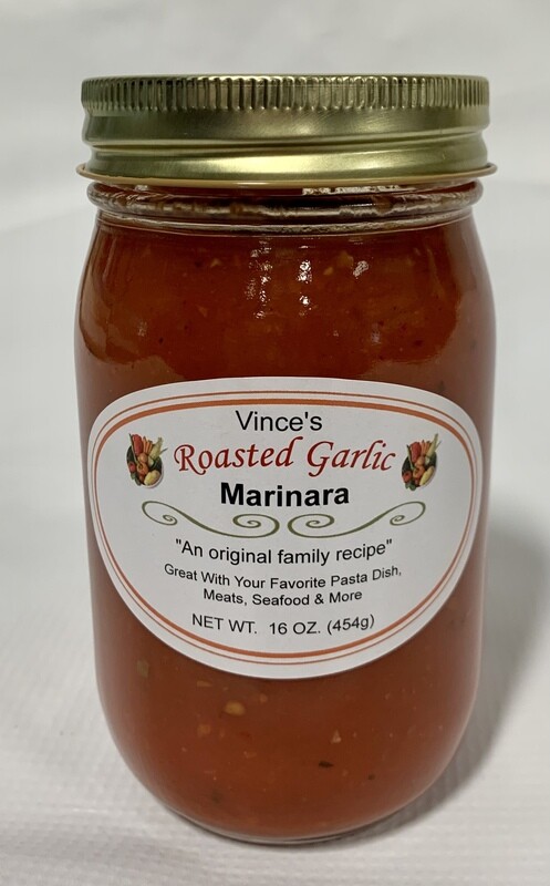 VINCE’S ROASTED GARLIC MARINARA – 16 OZ