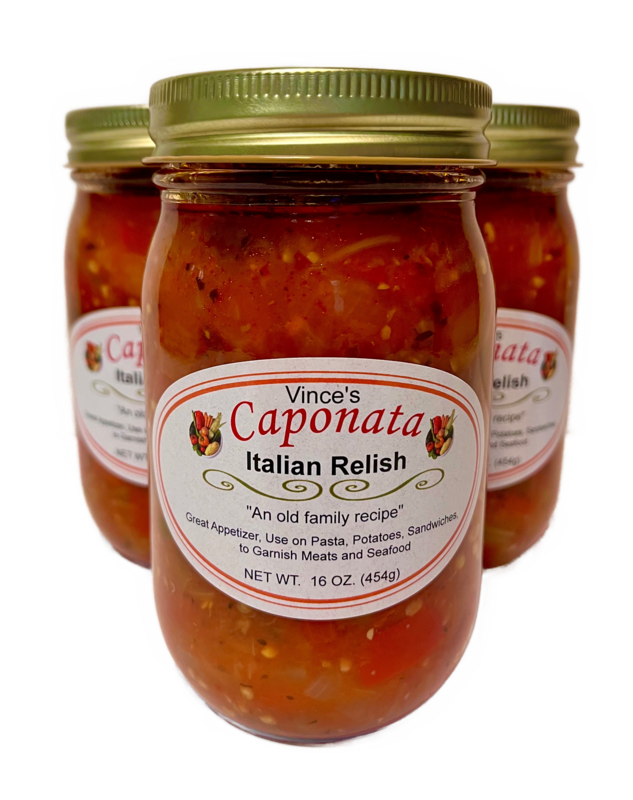 VINCE’S CAPONATA – 16 OZ 3 PACK