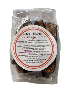 Biscotti, Chocolate Macadamia