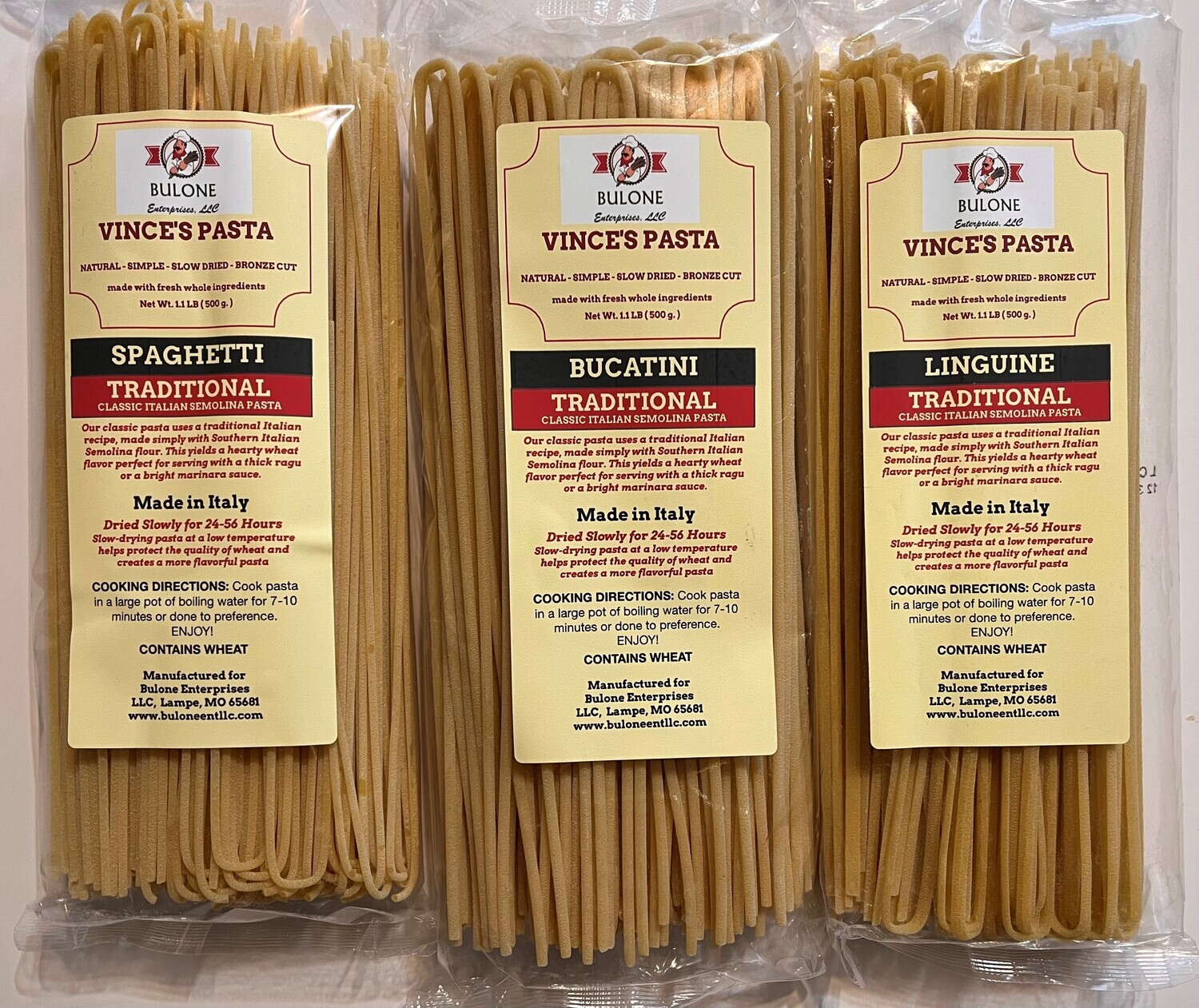 Vince's Traditional Spaghetti Pasta