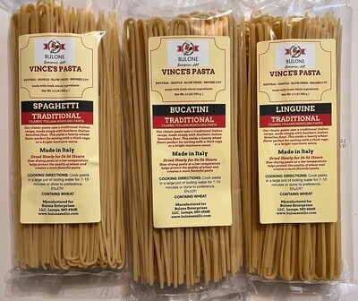 Vince's Traditional Bucatini Pasta