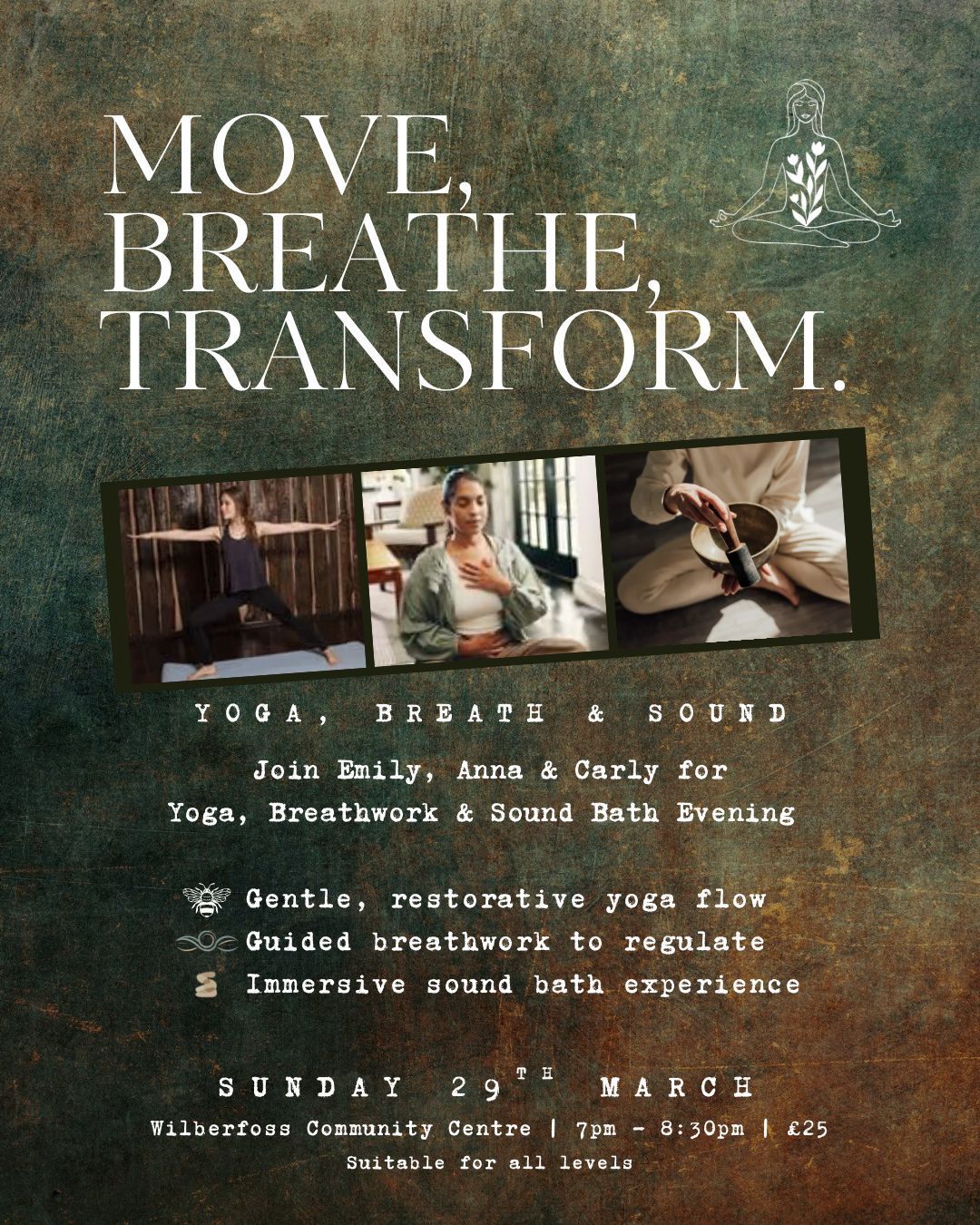 Yoga, Breathwork & Sound Bath Evening  - 29th March