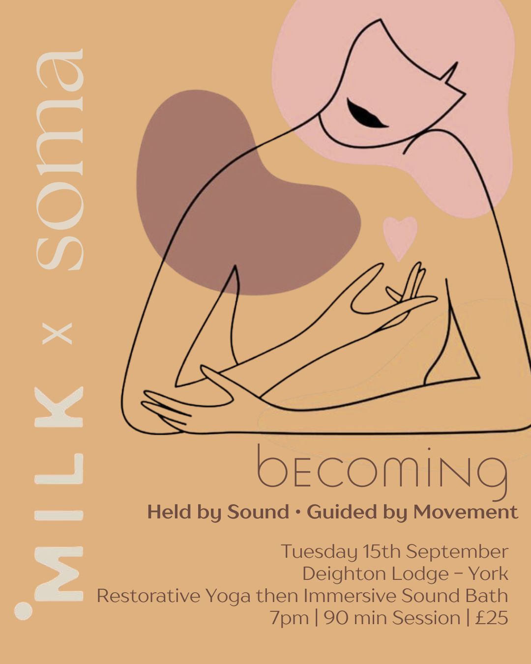 BECOMING - Restorative Yoga & Soma Sound Bath Experience - 15th September BECOMING - Restorative Yoga & Soma Sound Bath Experience - 15th September