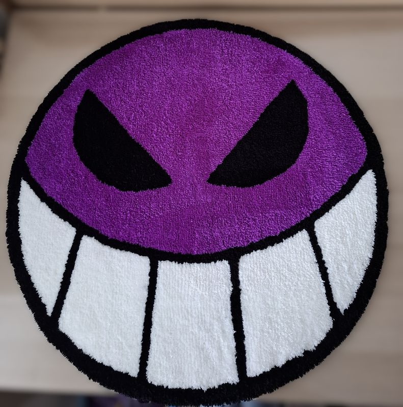 Teppich "Smiley" rund, Durchmesser ca. 78cm