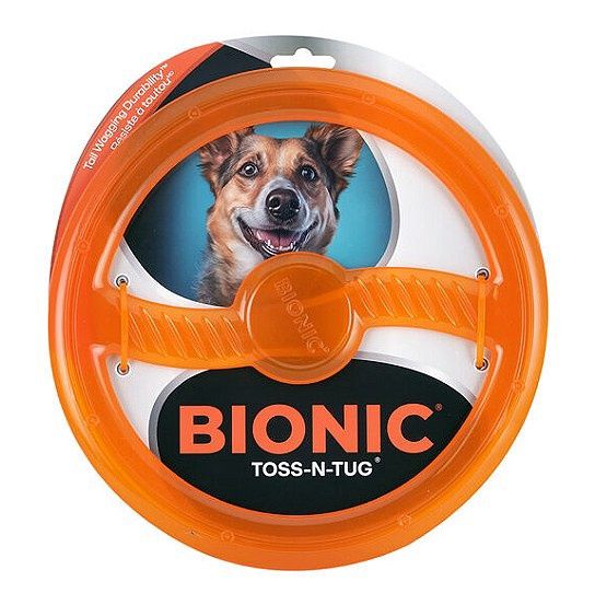 Bionic Toss-N-Tug Ring Dog Toy