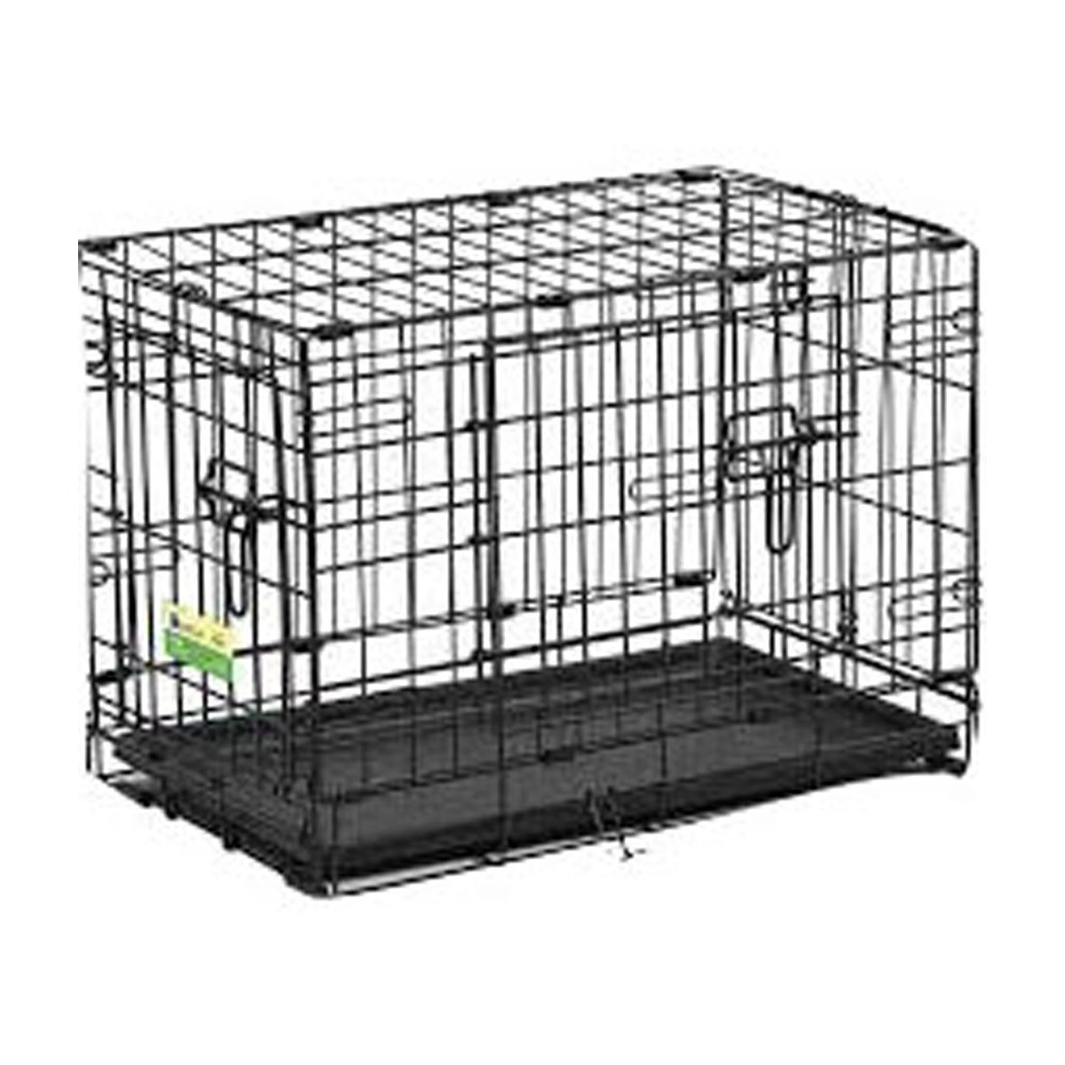 Midwest Contour Double Door Folding Dog Crate 30in