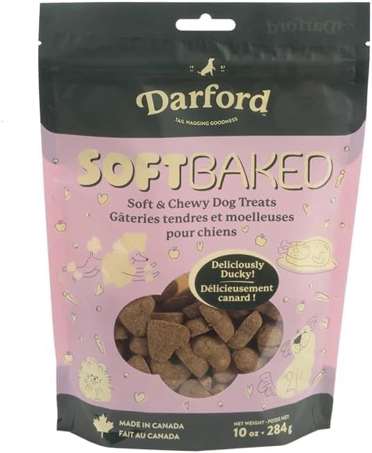 Darford Deliciously Ducky! Adult Soft Baked Dog Treats, 10-oz bag