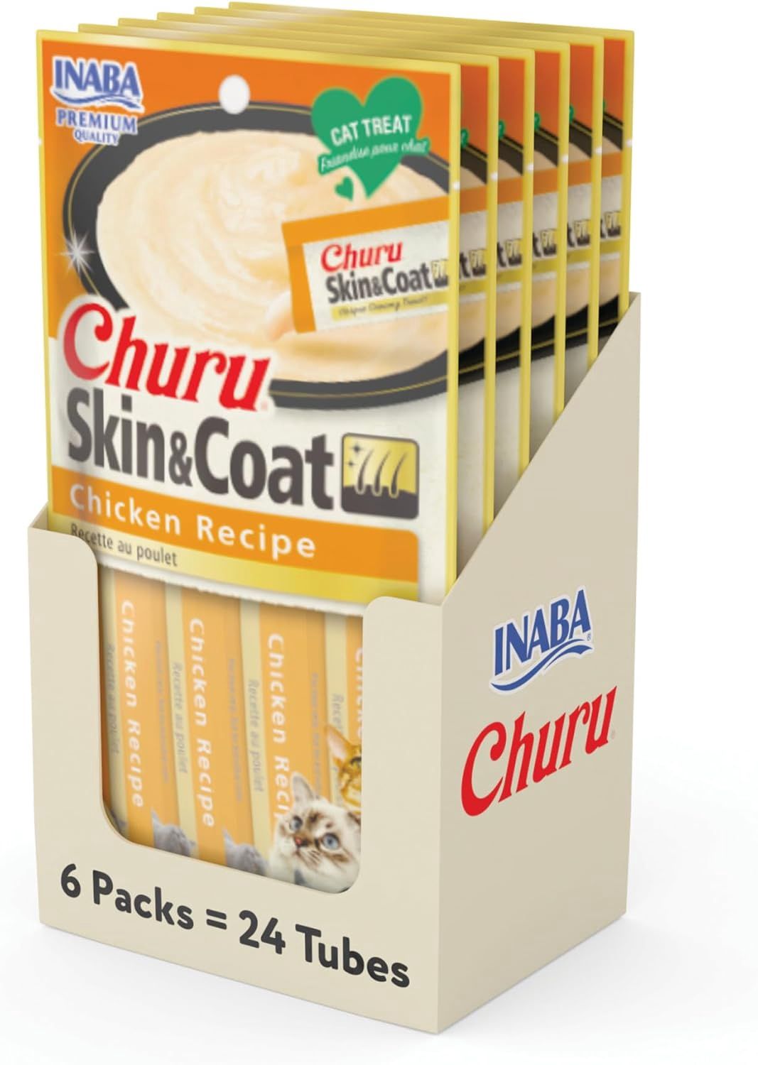 Inaba Churu Puree Skin and Coat Ckn