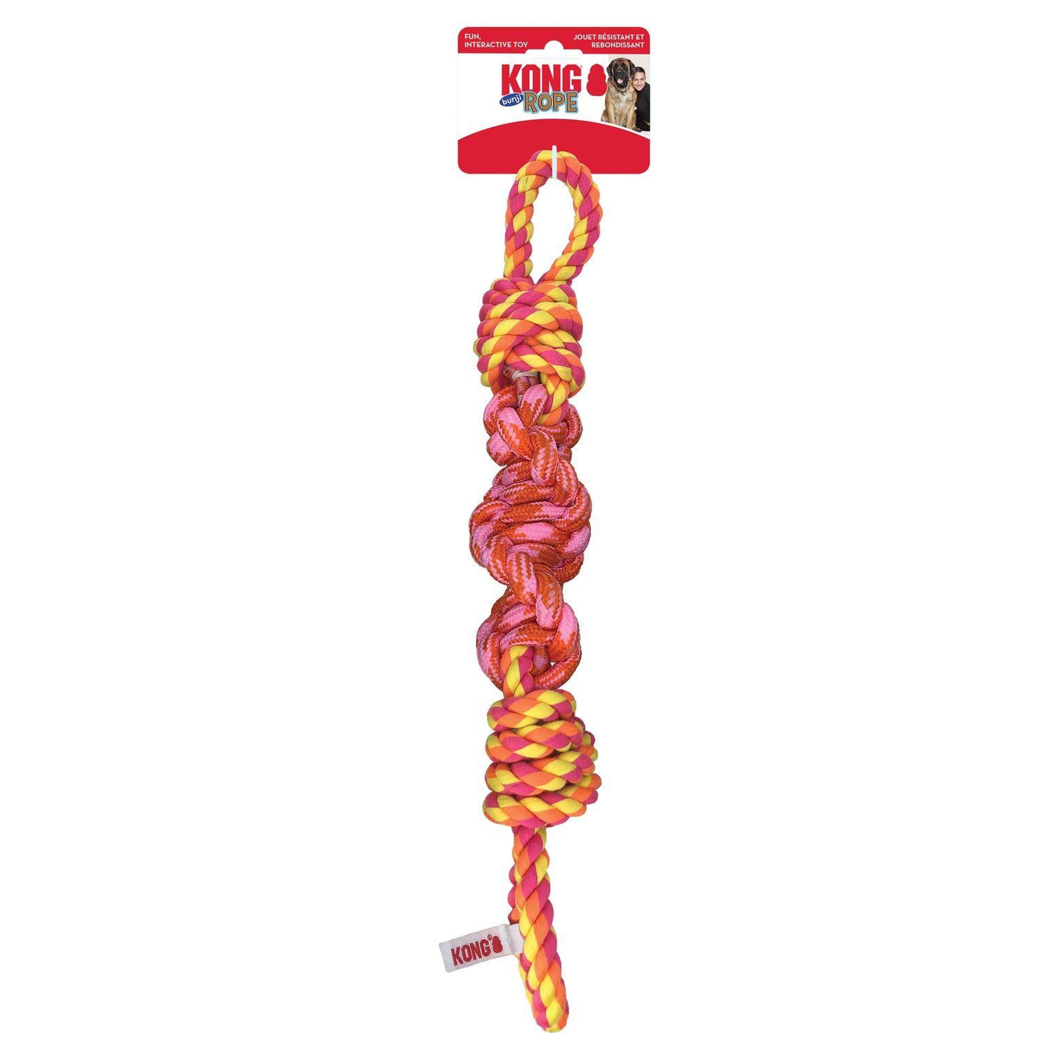 Kong Rope Bunji Dog Toy, Medium