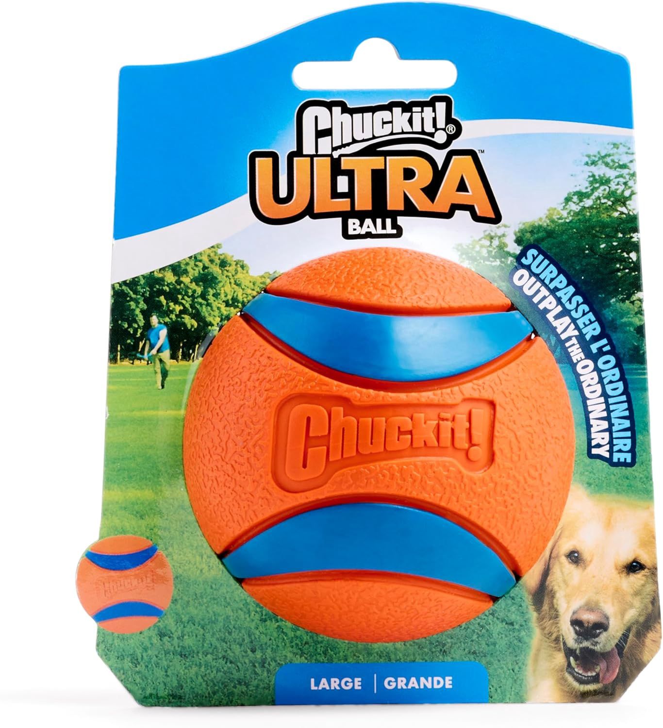 Chuckit! Ultra Ball Natural Rubber Dog Toy Large