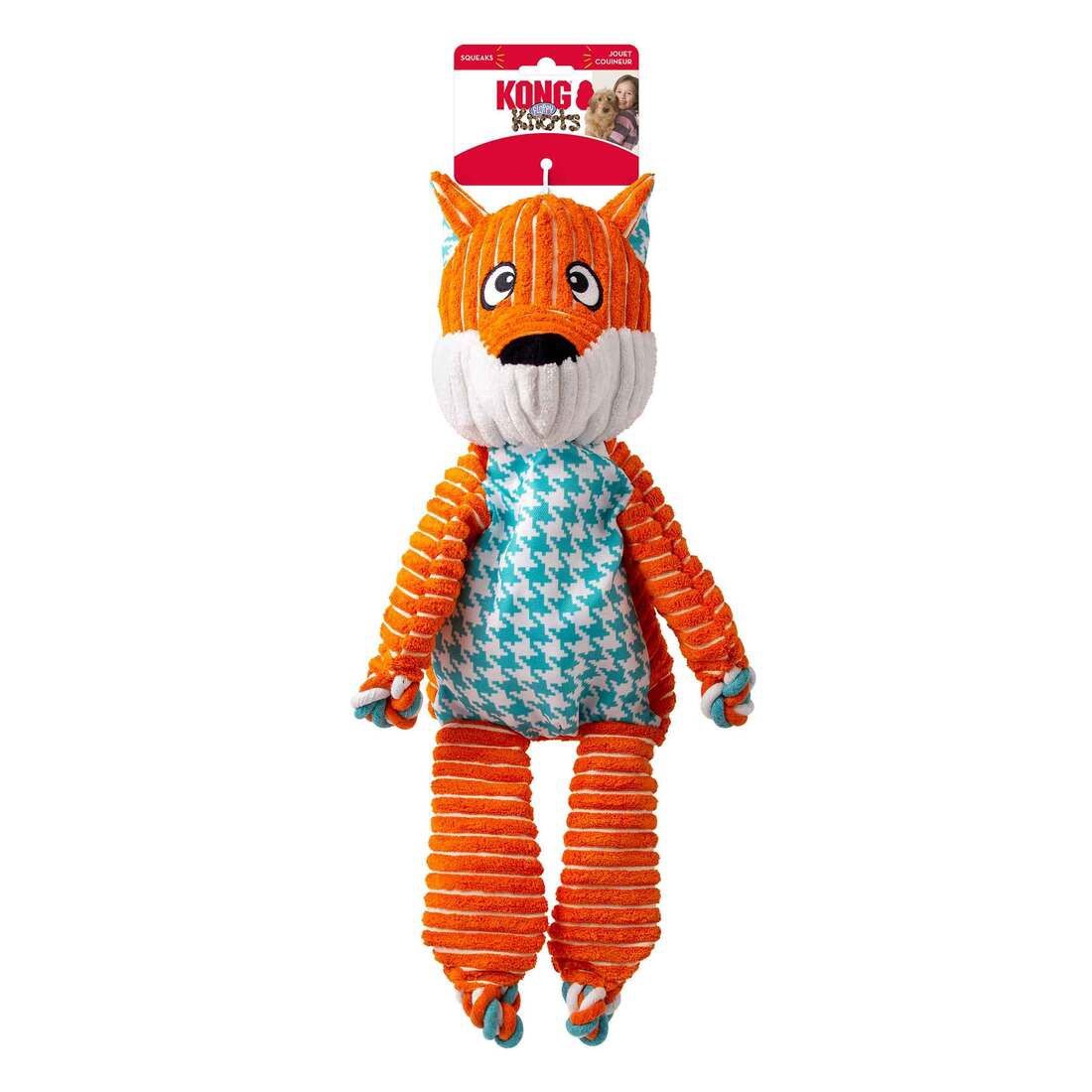 Kong Floppy Knots Dog Toy, Fox