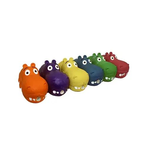 Multipet Hippo Dog Toy 8"