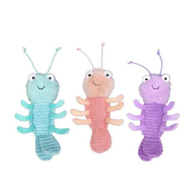 Multipet Plush Dog Toy Margaritaville Mini Gumbo Shrimp