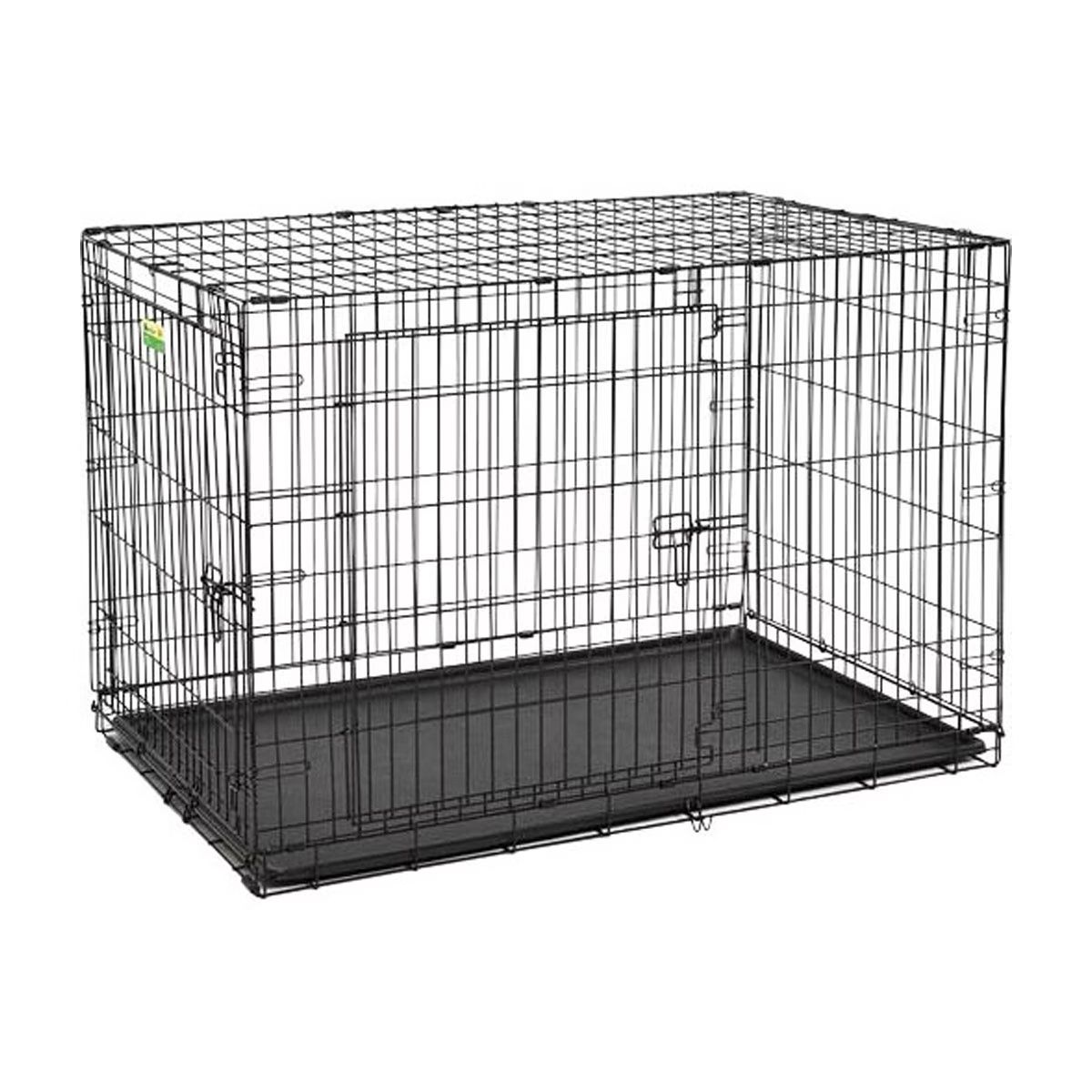 Midwest Contour Double Door Folding Dog Crate, 48in